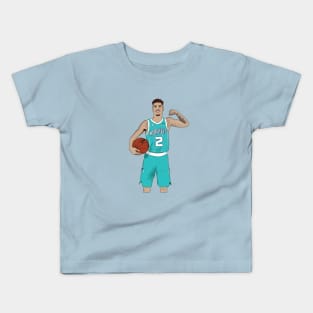 Lamelo Ball Charlotte Hornets Kids T-Shirt